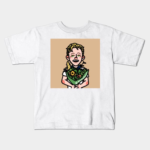 Shapo with flowers :3 Kids T-Shirt by dotbyedot